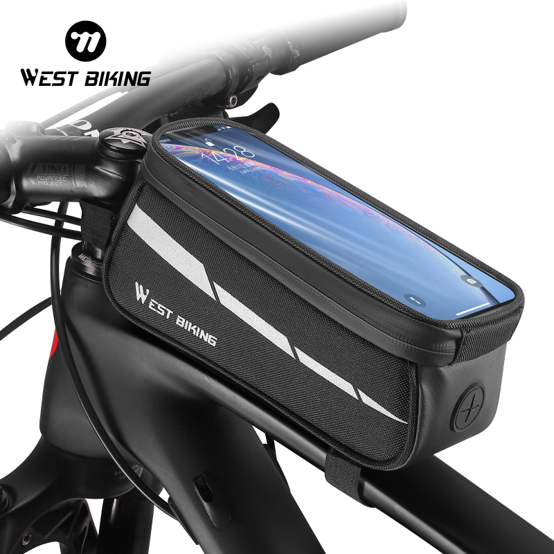 Cycling Commuter Backpack Waterproof - WEST BIKING Bicycle Top Tube Bag