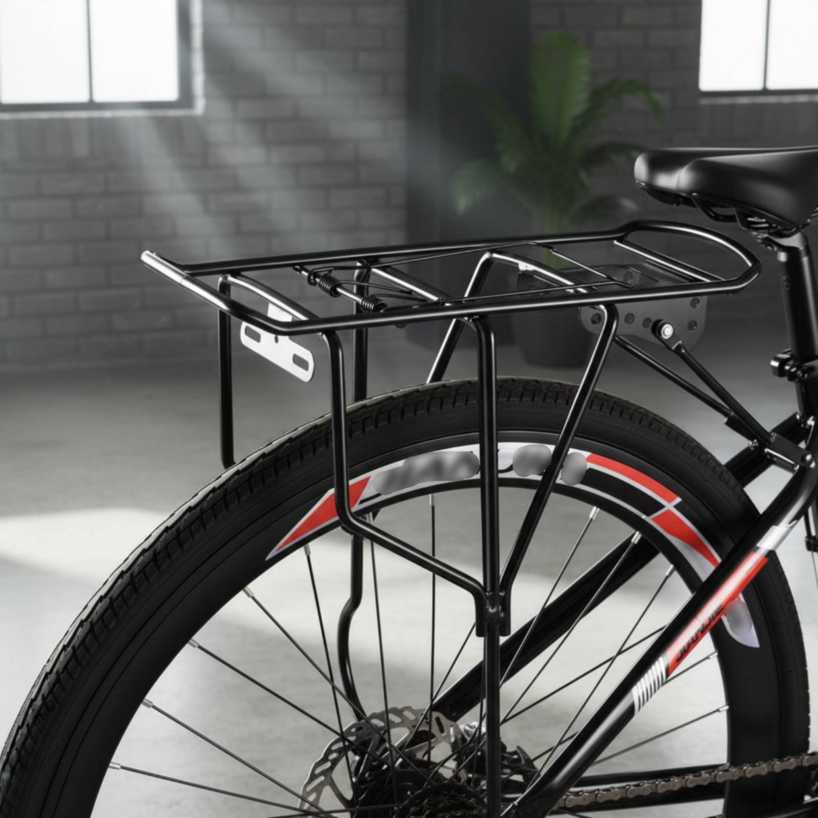 Cycling Commuter - Cycle Rear Rack Sturdy Construction Rear