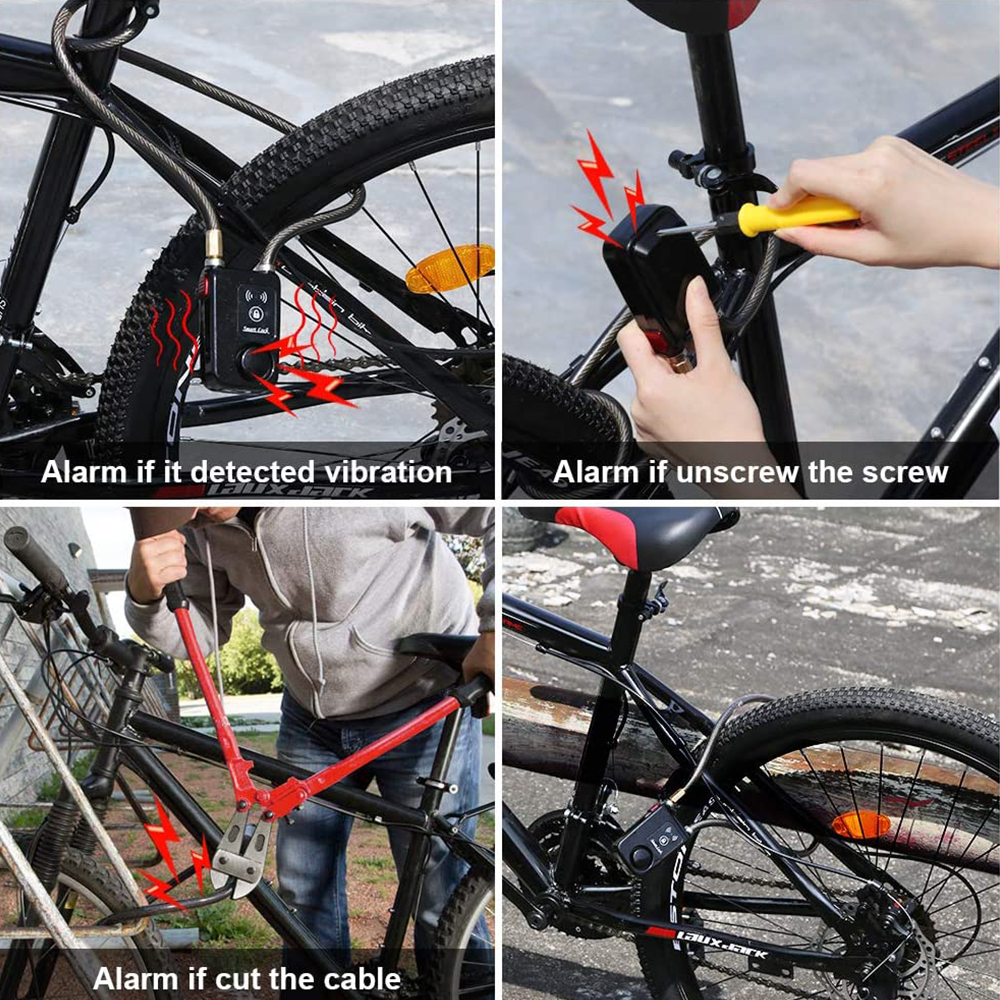 Bluetooth Smart Bike Lock Wate - огляд і ціна Chain Lock Combination