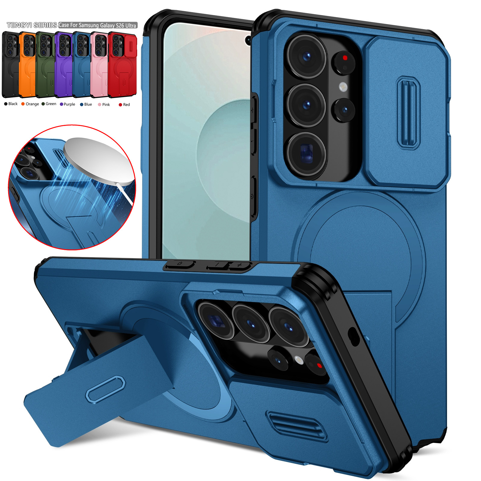 Lens Protect Camera Phone Case - огляд і ціна Kickstand Adjustable
