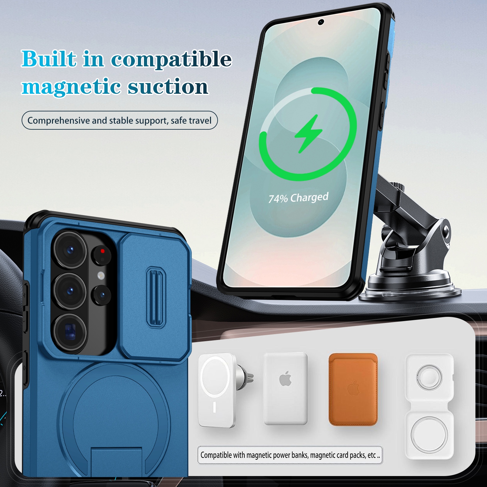 Lens Protect Camera Phone Case - огляд і ціна Kickstand Adjustable