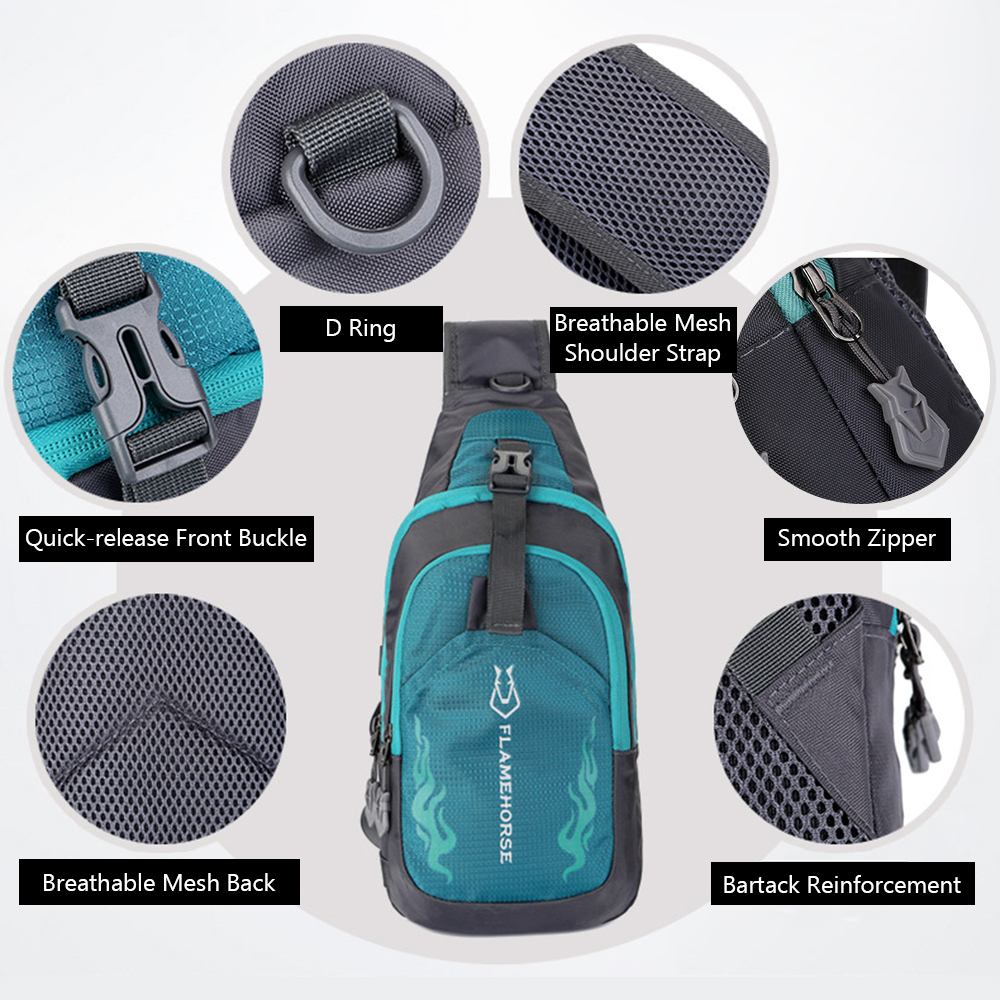 Men Sling Backpack Chest Cross - огляд і ціна Cycling Commuter Backpack Waterproof