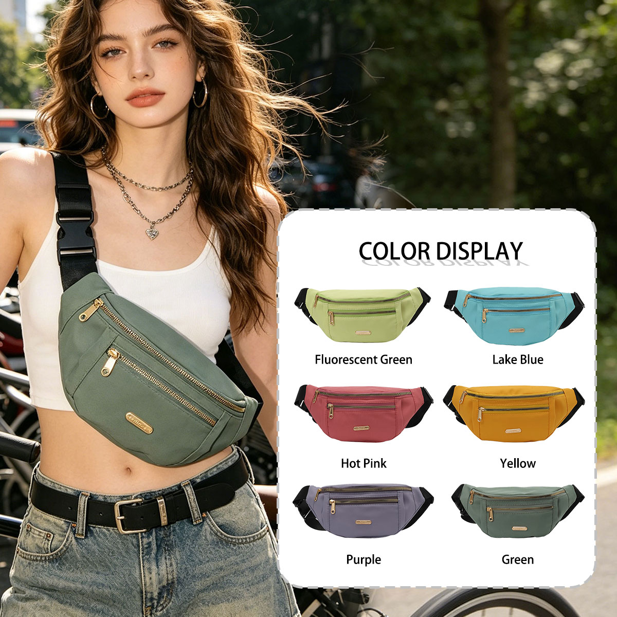 Fashion Casual Solid Color Wom - огляд і ціна Cycling Commute Bag