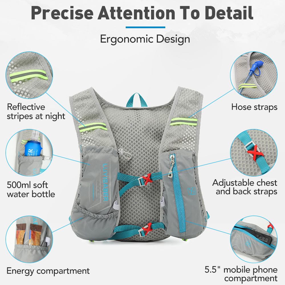 5L Ultra-light Hydration Vest  - огляд і ціна Cycling Commuter Backpack Waterproof