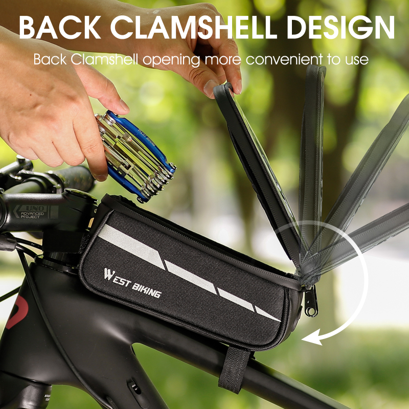 WEST BIKING Bicycle Top Tube B - огляд і ціна Cycling Commuter Backpack Waterproof