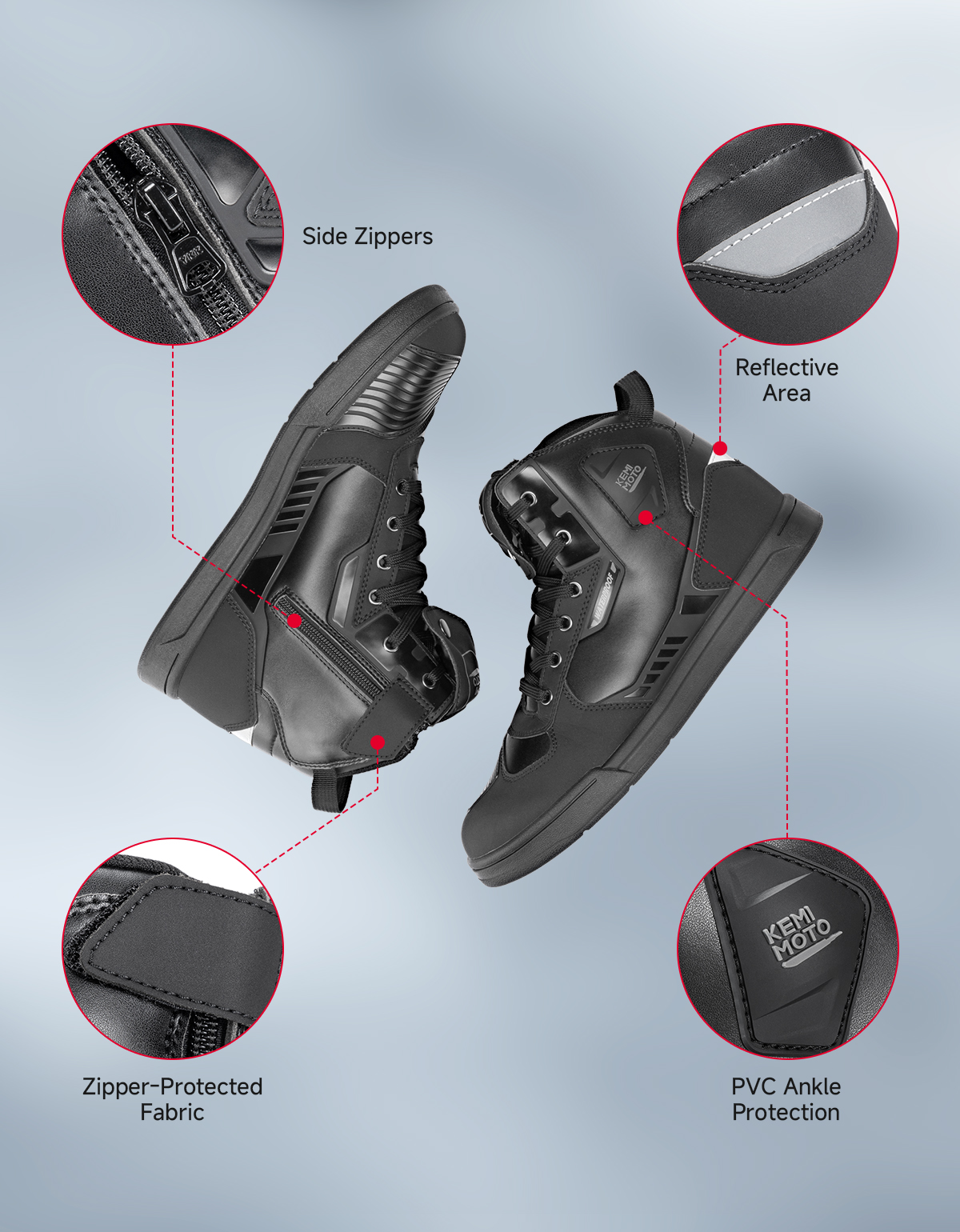 KEMIMOTO Men's Motorcycle Ridi - огляд і ціна Cycling Commute Shoes