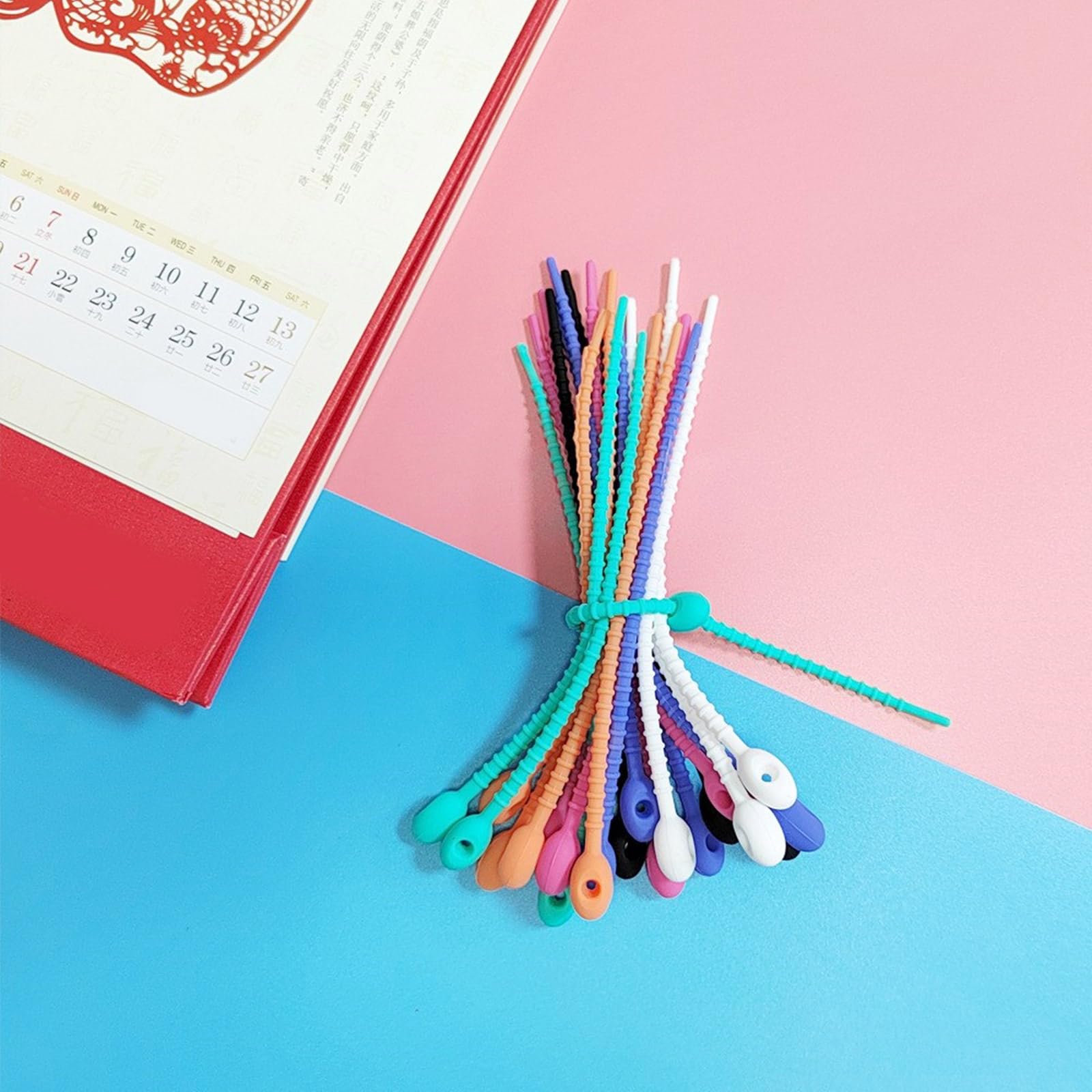 Silicone Cable Ties, 30PCS Reu - огляд і ціна Cable Lock Flexible