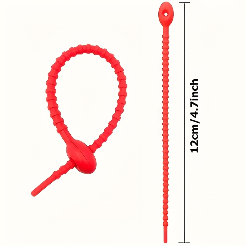 Silicone Cable Ties, 30PCS Reu - огляд і ціна Cable Lock Flexible