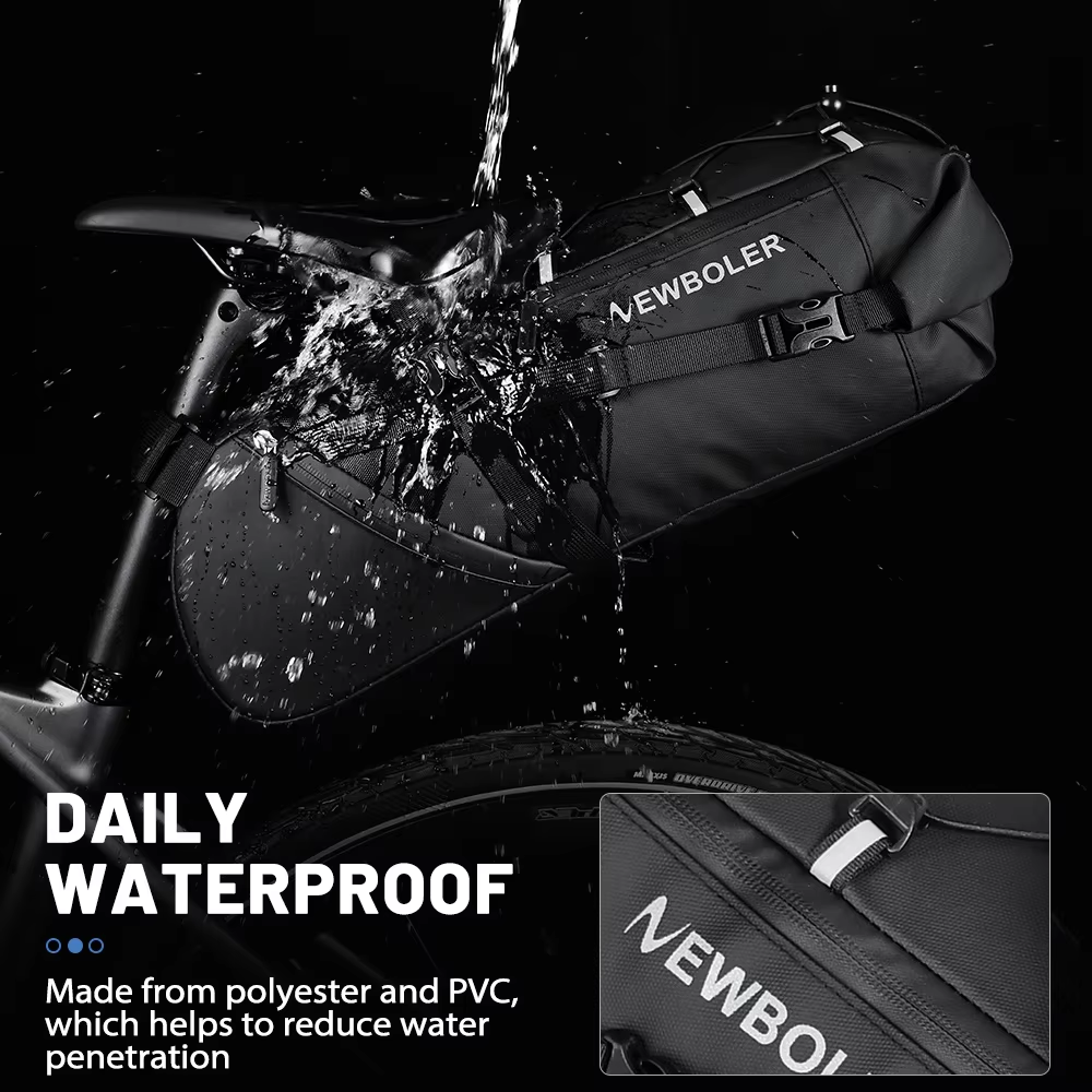 NEWBOLER 18L Bike Saddle Bag W - огляд і ціна Cycling Commuter Backpack Waterproof