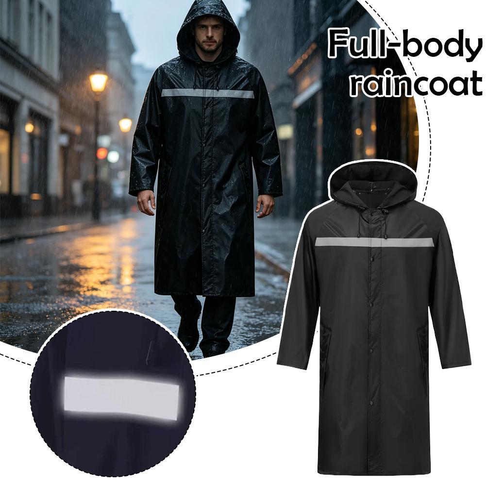 Unisex Full-Body Raincoat with - огляд і ціна Cycling Commute In Rain