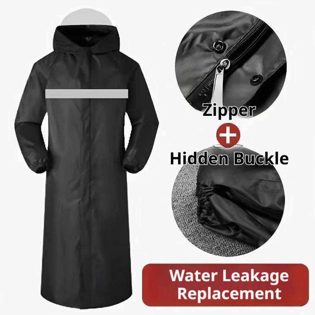 Unisex Full-Body Raincoat with - огляд і ціна Cycling Commute In Rain