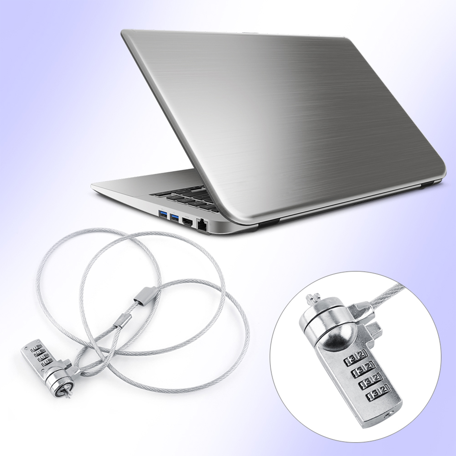 Laptop Theft Deterrent Laptop  - огляд і ціна Chain Lock Combination