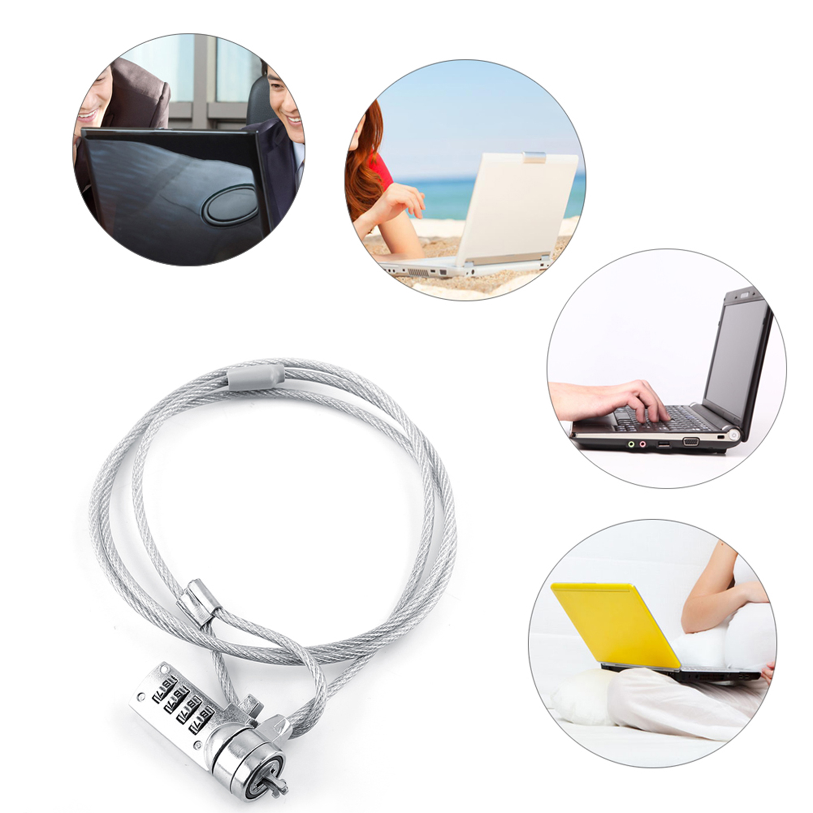 Laptop Theft Deterrent Laptop  - огляд і ціна Chain Lock Combination