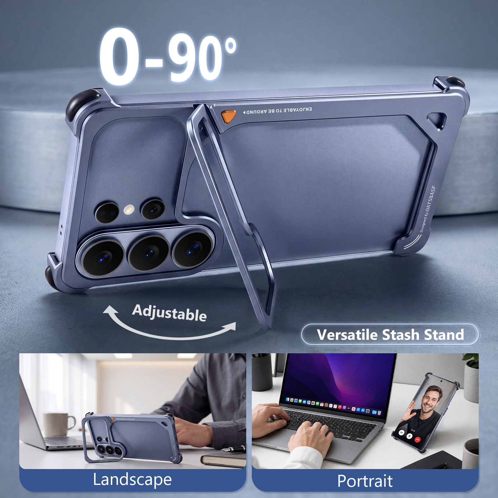 Oatsbasf Metal Phone Case for  - огляд і ціна Kickstand Adjustable