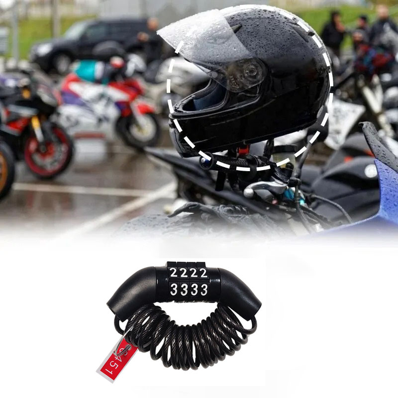 Motorcycle Bicycle Anti-Theft  - огляд і ціна Chain Lock Combination