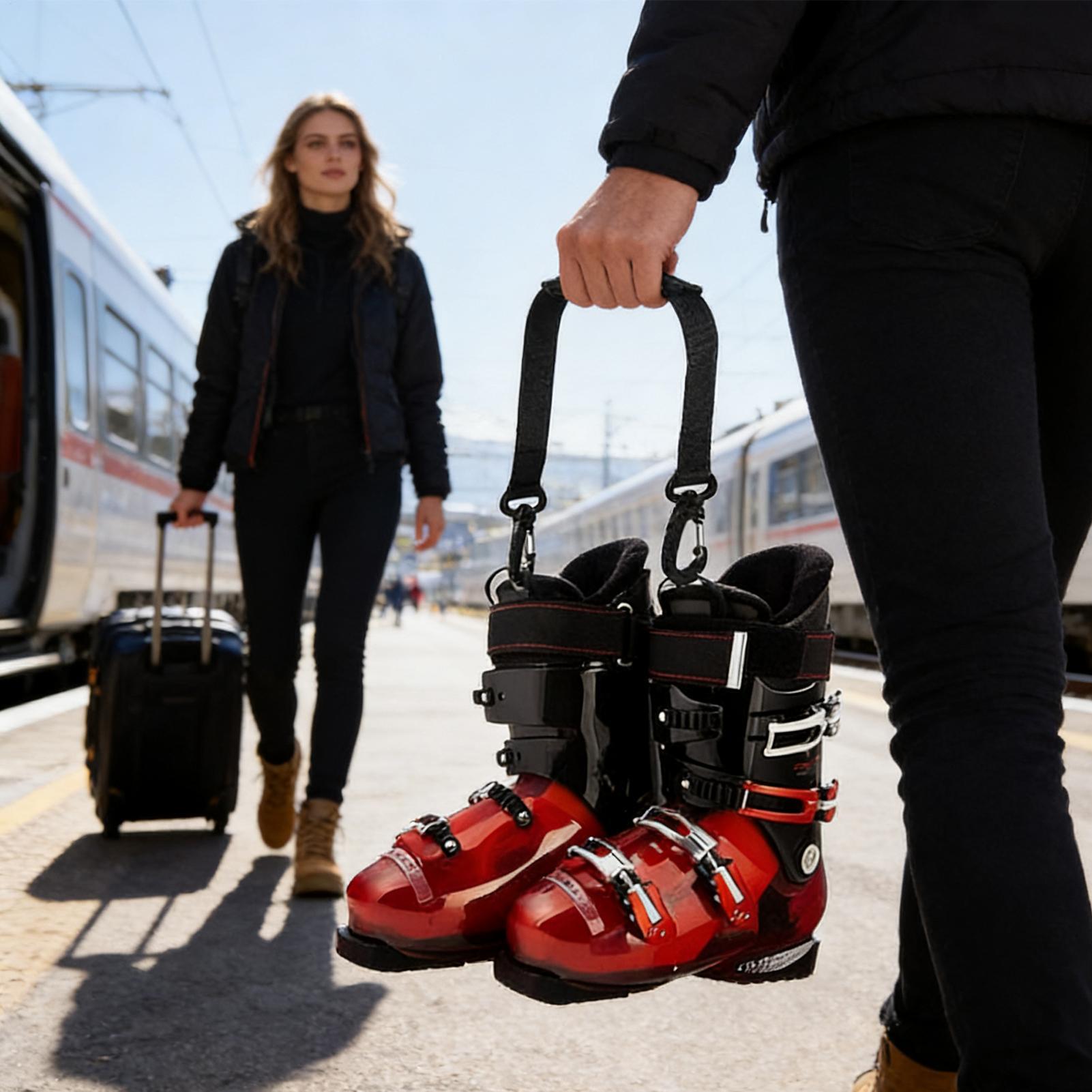 Ski Boot Straps Gear Shoulder  - огляд і ціна Cycling Commuter