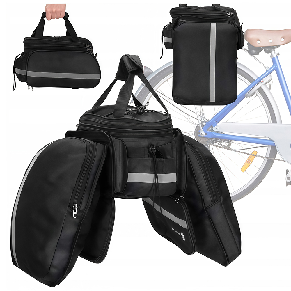 Bike Rear Rack Bag Bicycle Tru - огляд і ціна Cycling Commute In Rain