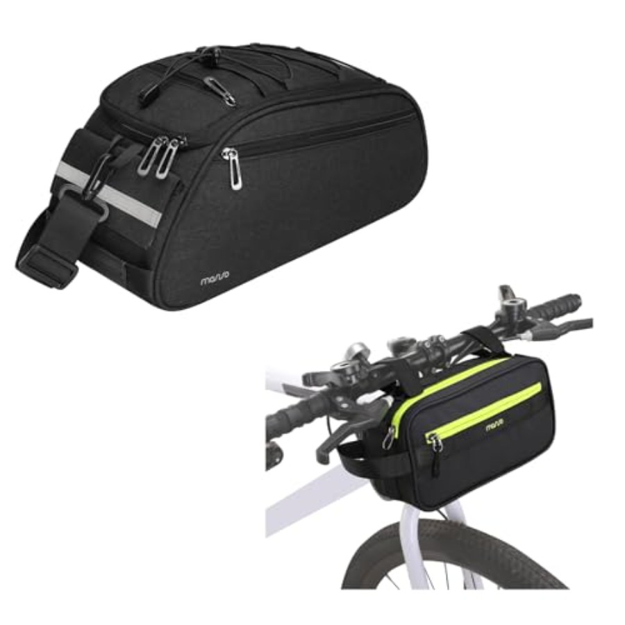 Bike Handlebar Bag, Bicycle Fr - огляд і ціна Panniers Waterproof Rear