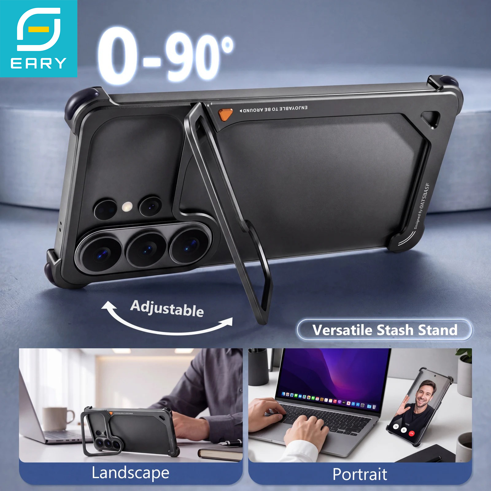 Eary 9 Shaped Stand Case for S - огляд і ціна Kickstand Adjustable