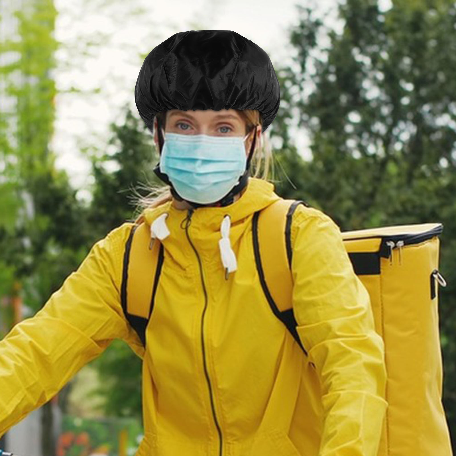 Cycling Rain Cover Waterproof  - огляд і ціна Cycling Commute In Rain