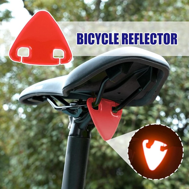 Red Triangular Bicycle Seat Re - огляд і ціна Commuting By Bike