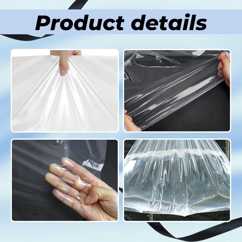 5/10PCS Pe Clear Dustproof Sto - огляд і ціна Cycling Commute Bag