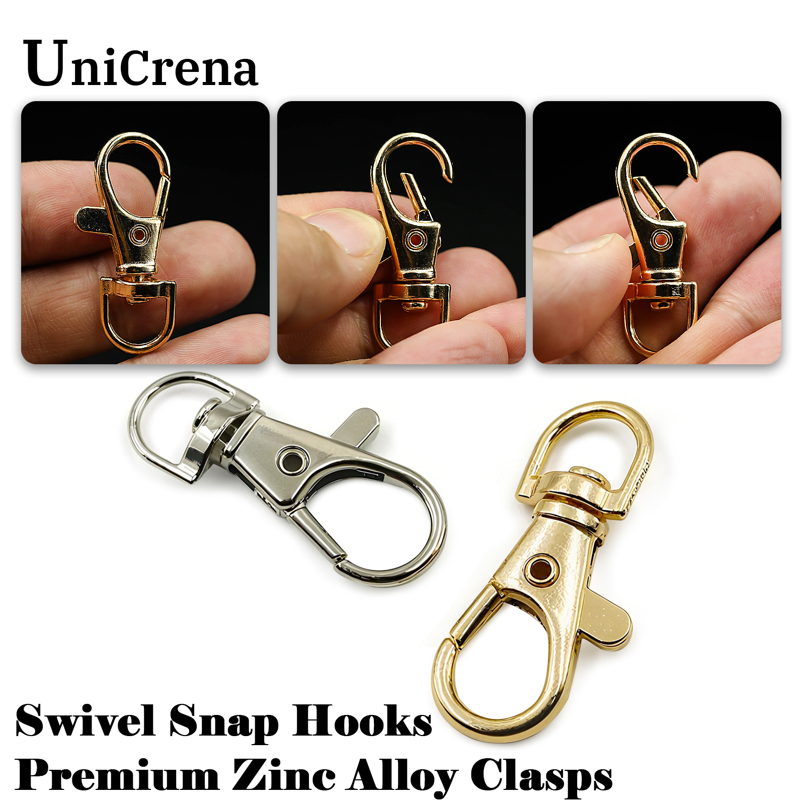 UniCrena Swivel Snap Hooks Lob - огляд і ціна Chain Lock Combination