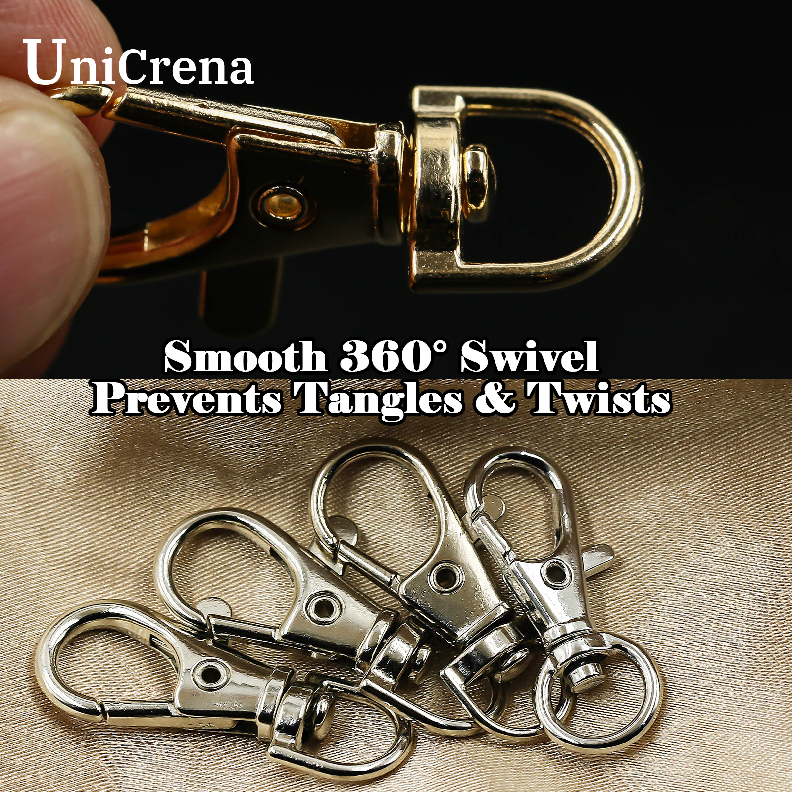 UniCrena Swivel Snap Hooks Lob - огляд і ціна Chain Lock Combination