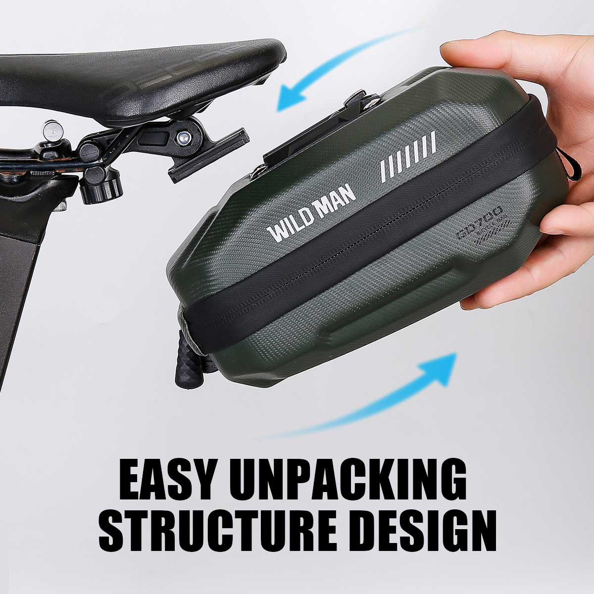 WILD MAN Bike Saddle Bag EVA H - огляд і ціна Panniers Waterproof Rear