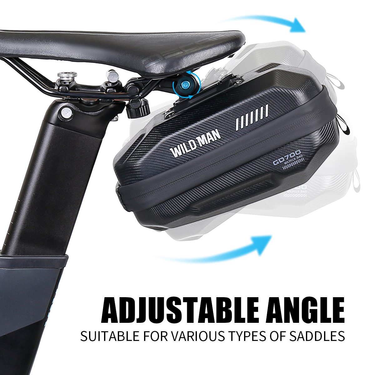 WILD MAN Bike Saddle Bag EVA H - огляд і ціна Panniers Waterproof Rear