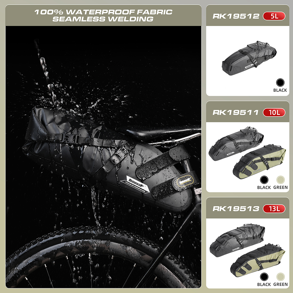 Rhinowalk Bike Saddle Bag Wate - огляд і ціна Panniers Waterproof Rear