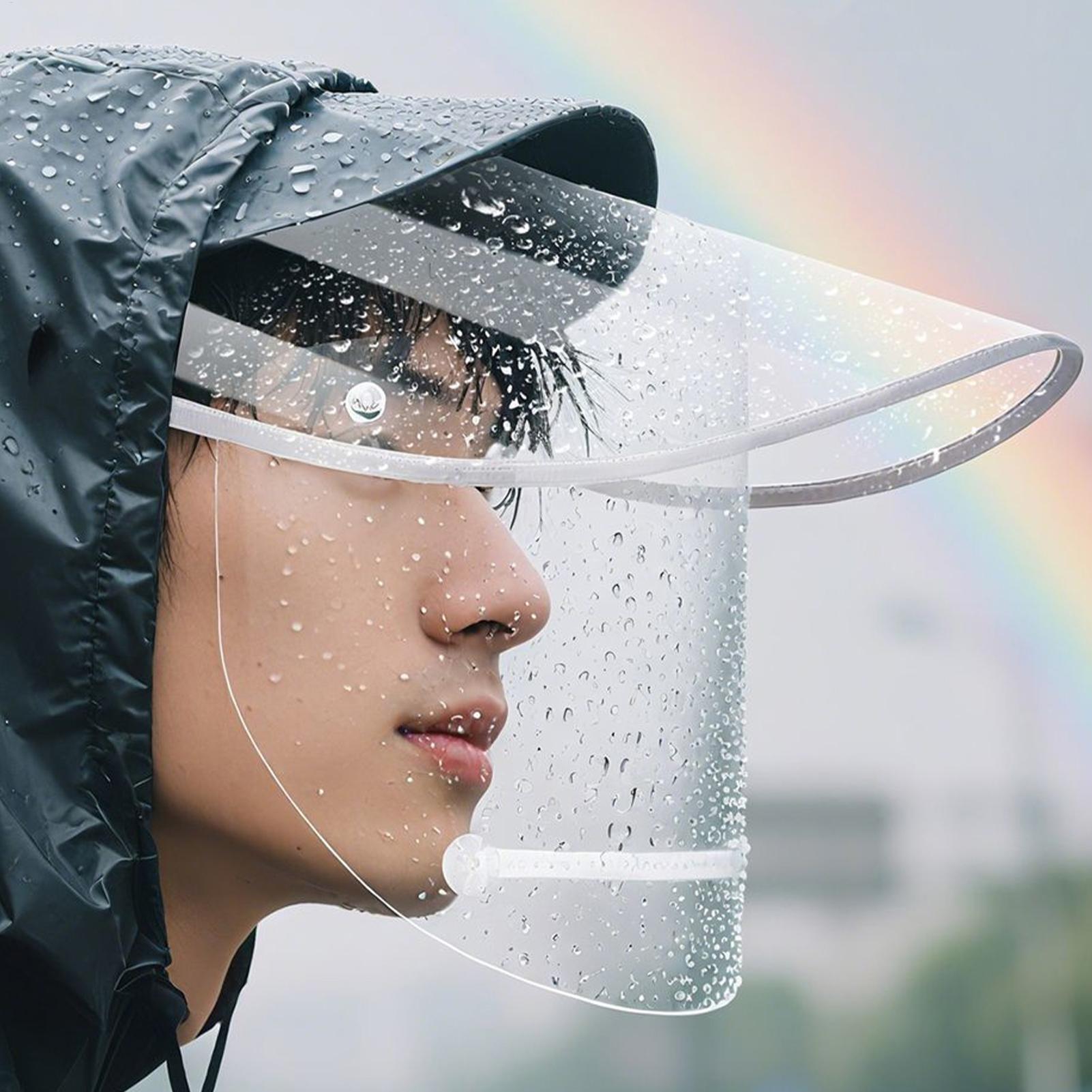 Rainproof Face Shield Clear Wi - огляд і ціна Cycling Commute In Rain