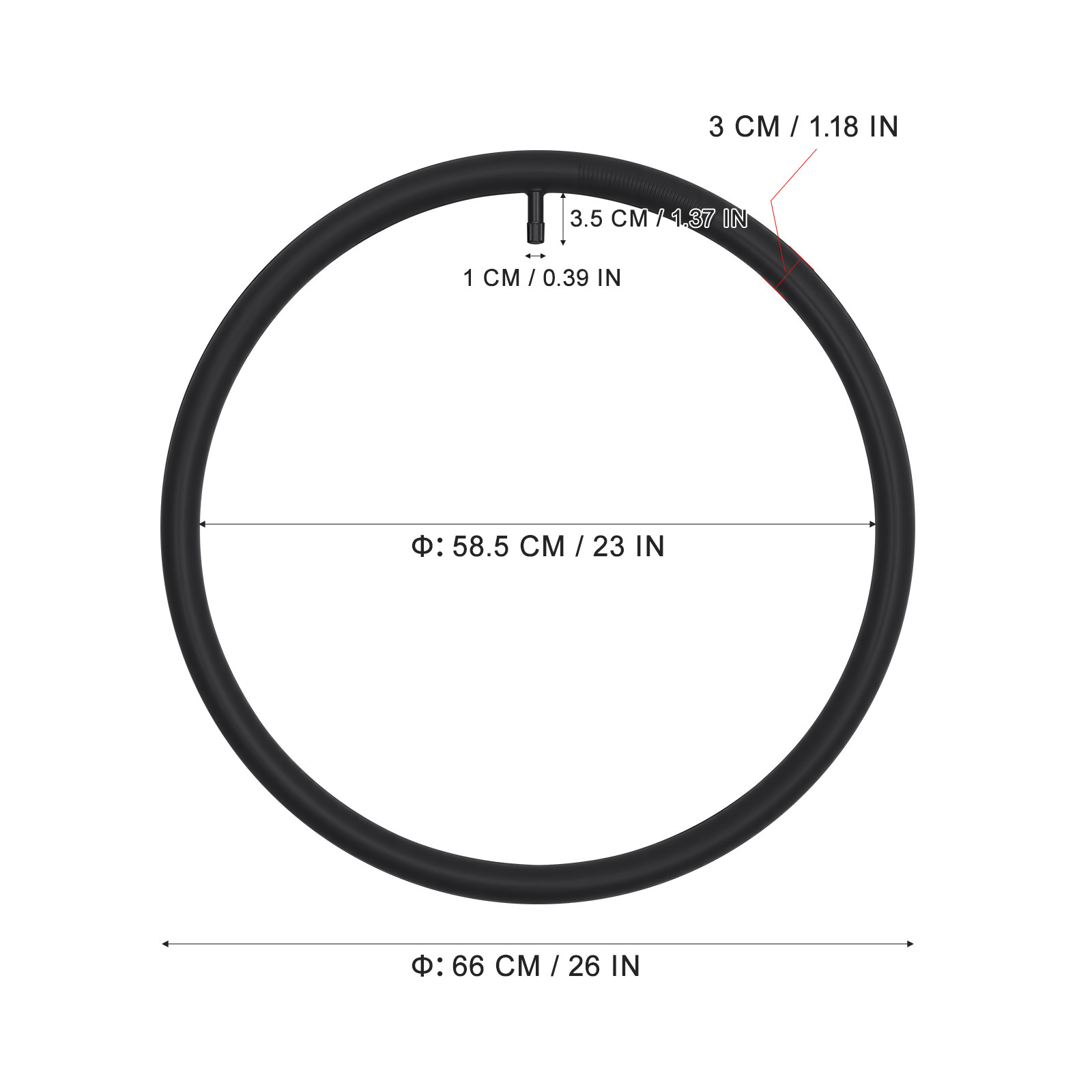 2Pcs Bike Inner Tube Butyl Rub - огляд і ціна Cycling Commute Speed