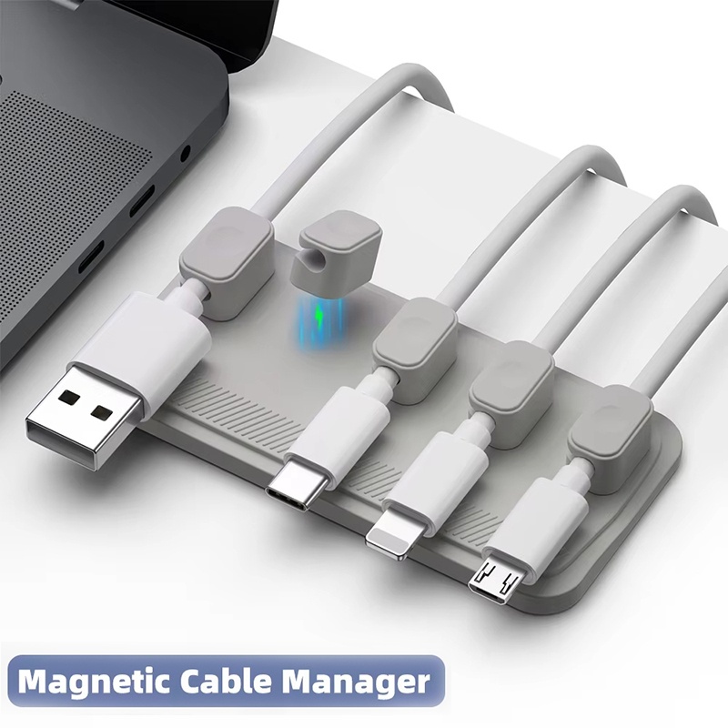 Self-adhesive Silicone Magneti - огляд і ціна Cable Lock Flexible