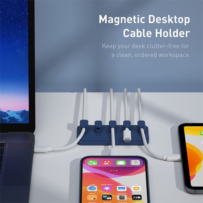 Self-adhesive Silicone Magneti - огляд і ціна Cable Lock Flexible