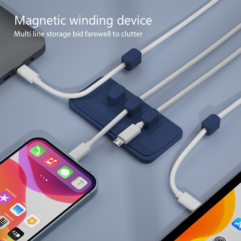 Self-adhesive Silicone Magneti - огляд і ціна Cable Lock Flexible