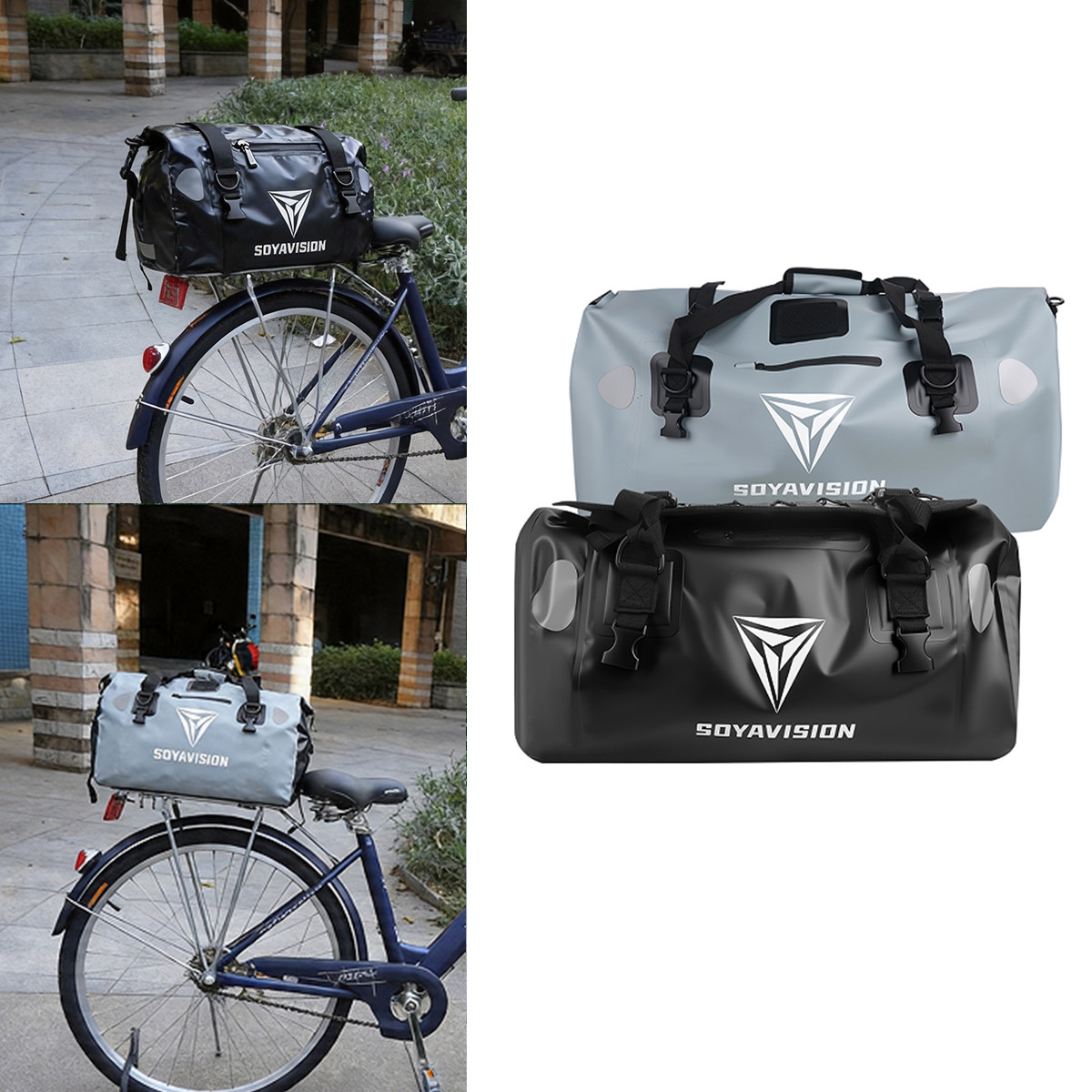 Cycling Bicycle Bike Rear Seat - огляд і ціна Panniers Waterproof Rear