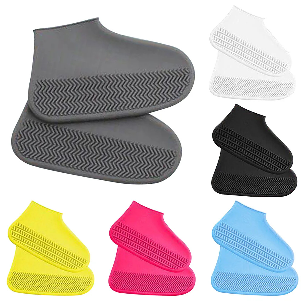 1 Pair Reusable Rubber Rain Bo - огляд і ціна Cycling Commute Shoes