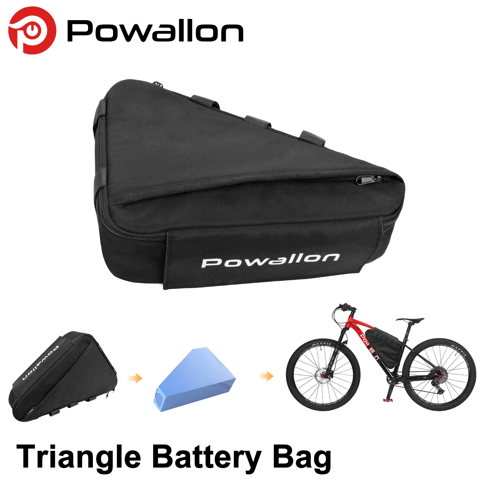E-Bike Triangle Battery Bag Wa - огляд і ціна Cycling Commuter Backpack Waterproof