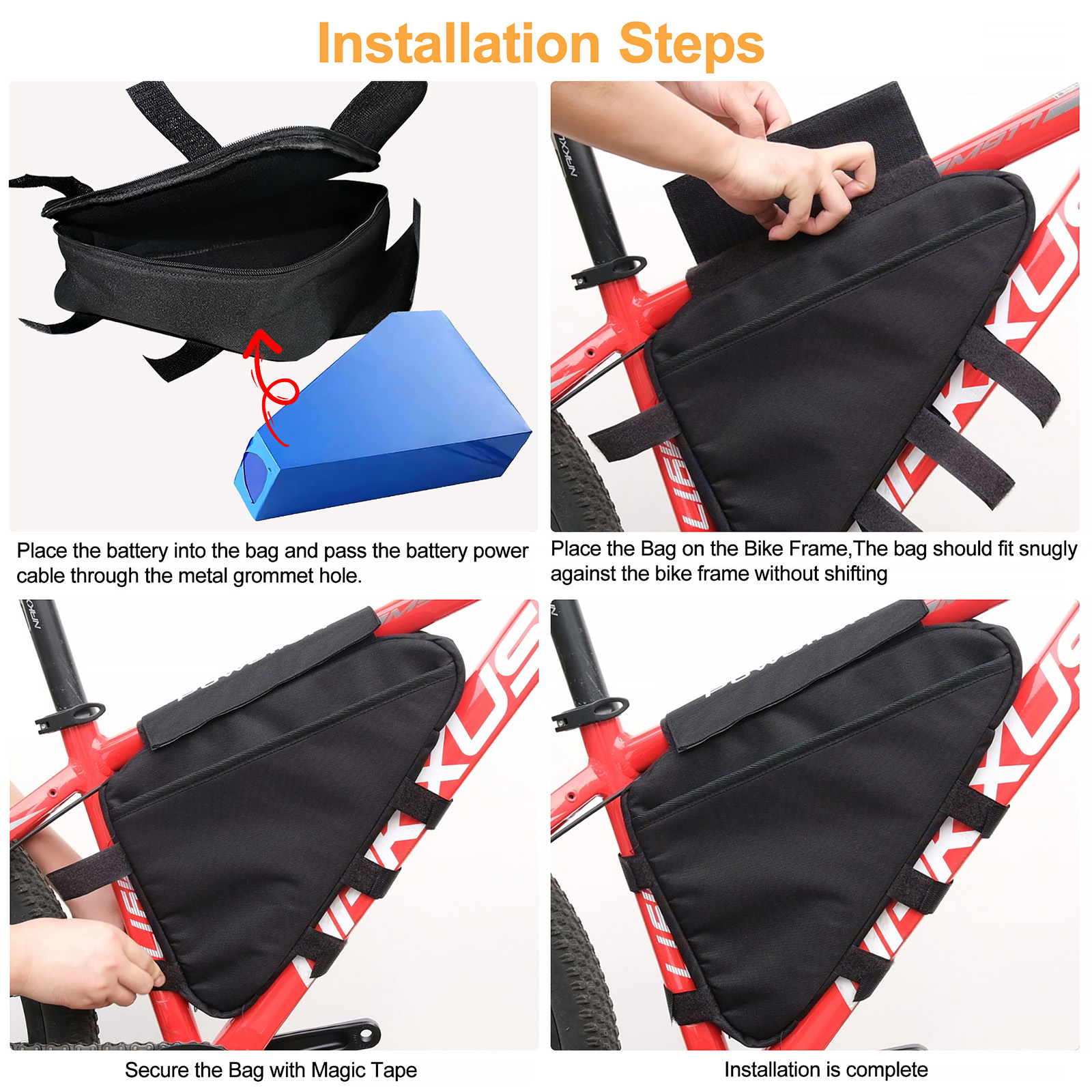 E-Bike Triangle Battery Bag Wa - огляд і ціна Cycling Commuter Backpack Waterproof
