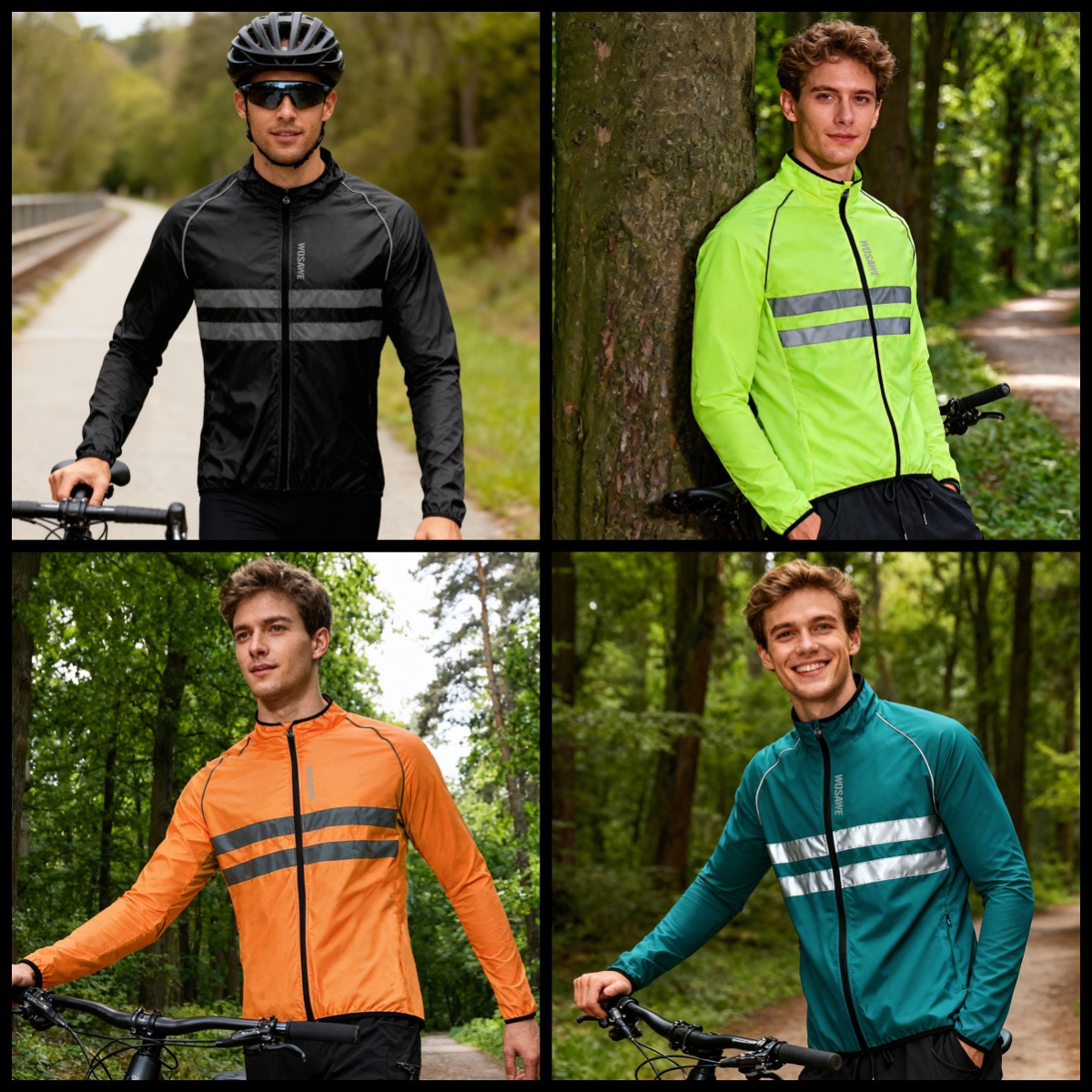 WOSAWE Men Cycling Windbreaker - огляд і ціна Cycling Commuter Jacket