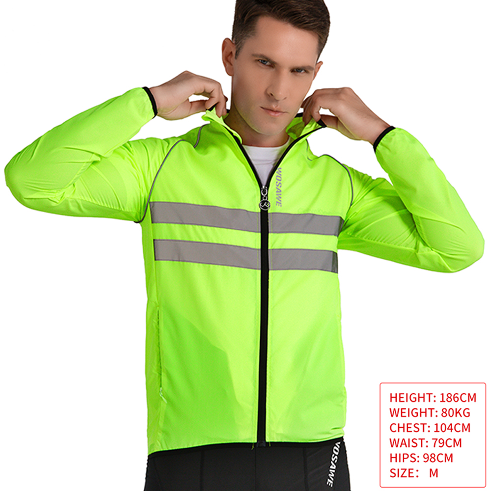 WOSAWE Men Cycling Windbreaker - огляд і ціна Cycling Commuter Jacket