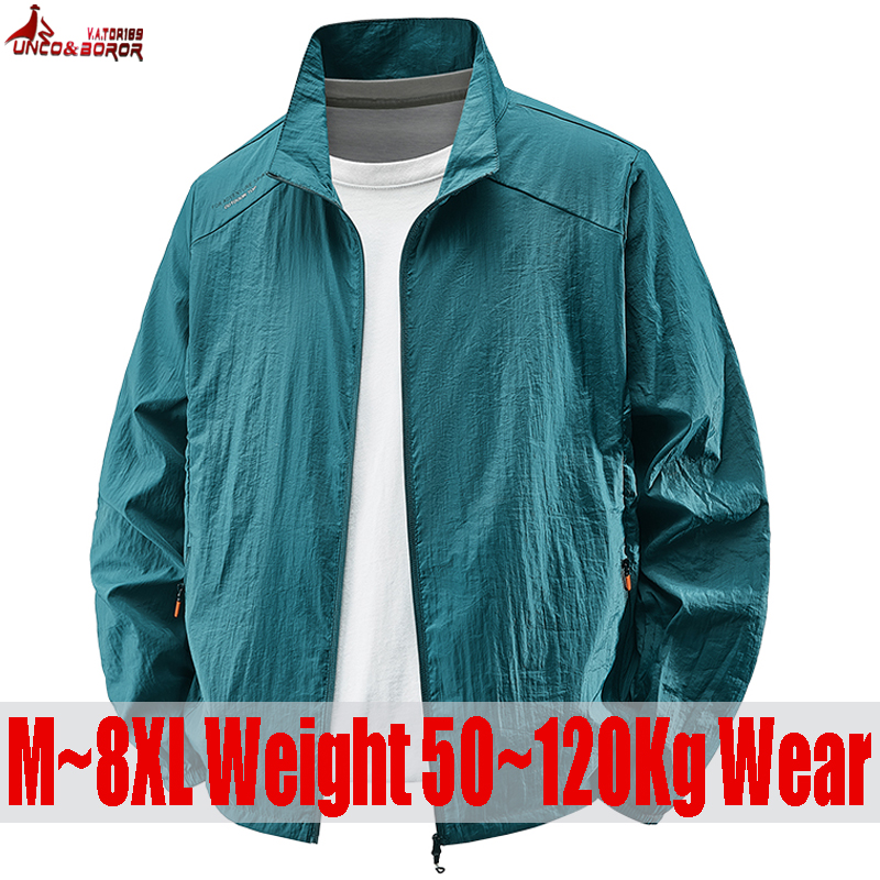 Plus Size 7XL 8XL Summer Quick - огляд і ціна Cycling Commuter Jacket