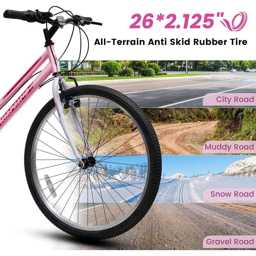 21-Speed 24/26 Inch Women's Mo - огляд і ціна Cycling Commuter