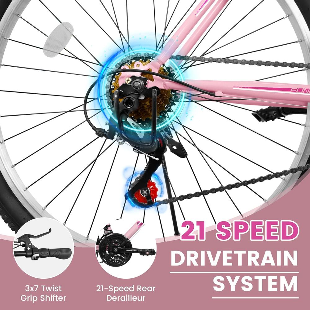 21-Speed 24/26 Inch Women's Mo - огляд і ціна Cycling Commuter