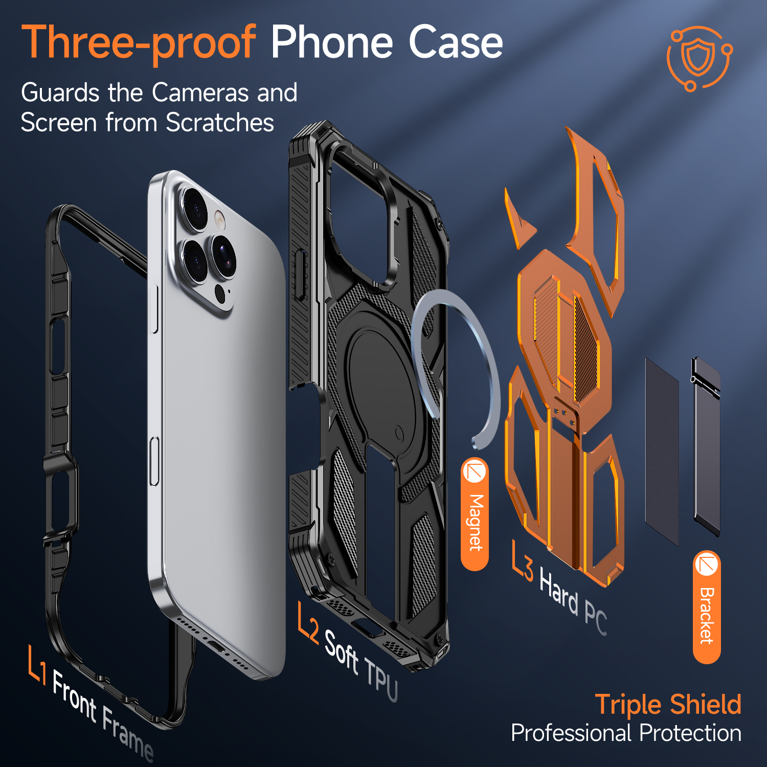 For iPhone 17E 16E 17 16 15 14 - огляд і ціна Kickstand Adjustable
