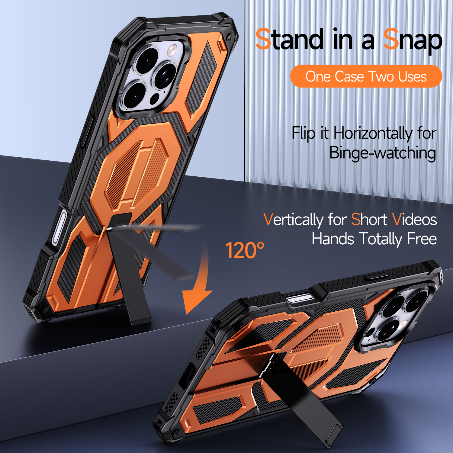 For iPhone 17E 16E 17 16 15 14 - огляд і ціна Kickstand Adjustable