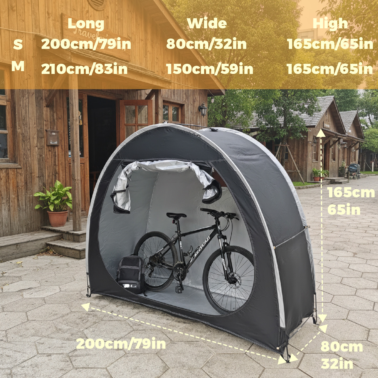 Portable Outdoor Bike Shelter  - огляд і ціна Cycling Commute Bag