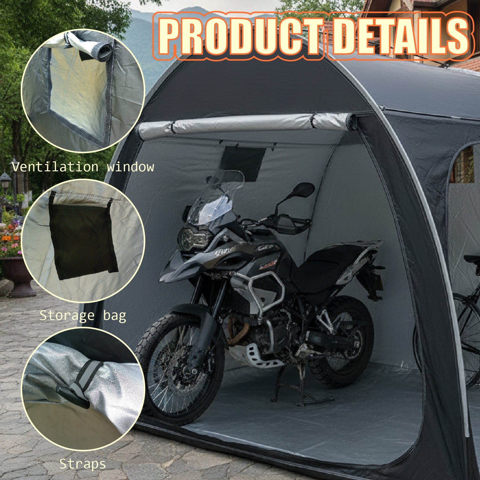 Portable Outdoor Bike Shelter  - огляд і ціна Cycling Commute Bag