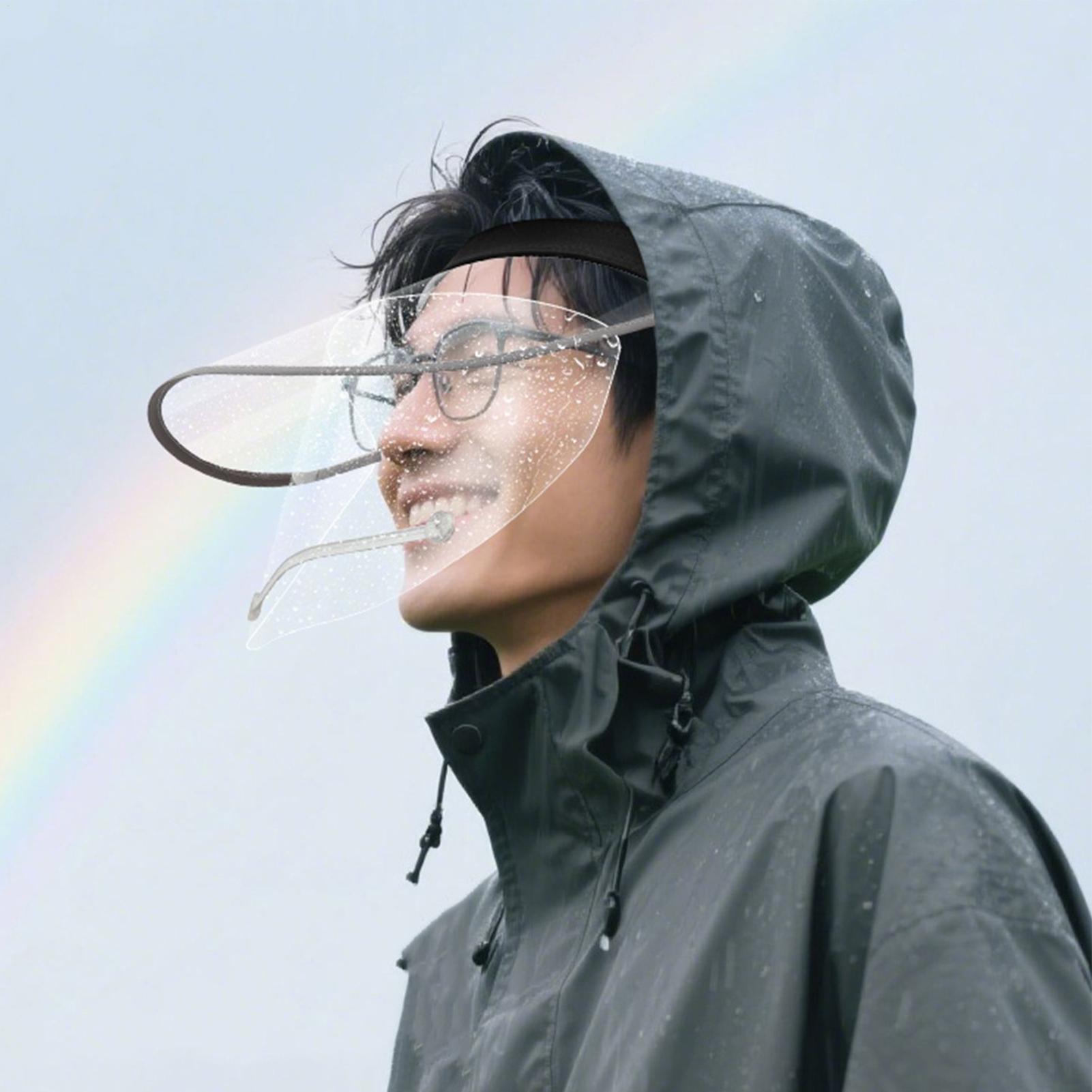 Rain Face Cover With Elastic H - огляд і ціна Cycling Commute In Rain